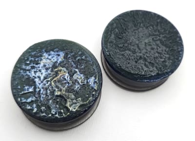 32mm - Green Pyrite Druzy