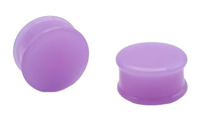 22mm - Lilac Solid Color Plug