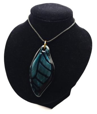 Pendant - Gunmetal Butterfly Wing