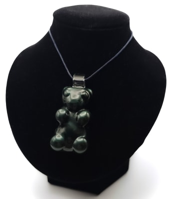 Pendant - Indigo Sparkle Gummy Bear