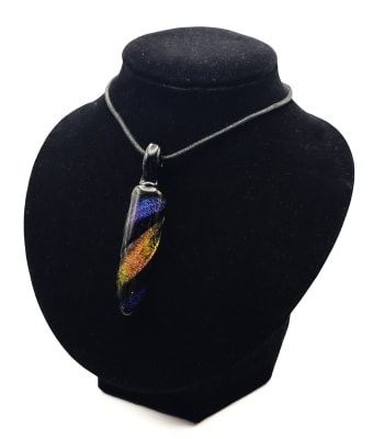 Pendant - Dichro Swirl Drop