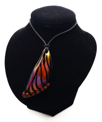 Pendant - Autumn Swirl Butterfly Wing