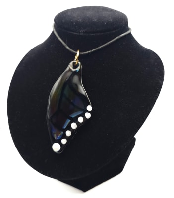 Pendant - Alien Purple Butterfly Wing
