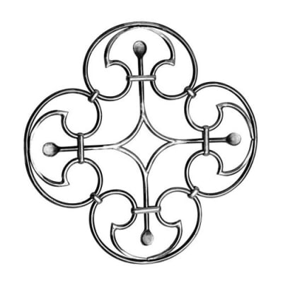 Rosette Rnd Bar 1/2" Dia Matl 22-1/32" Dia