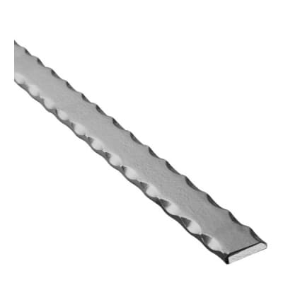 Rail Hammered Edges 1-3/16" X 5/16" 10' L