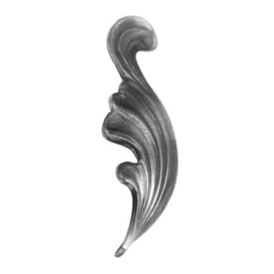 Leaf Stamped Left Hand 1-9/16" X 4-5/16"