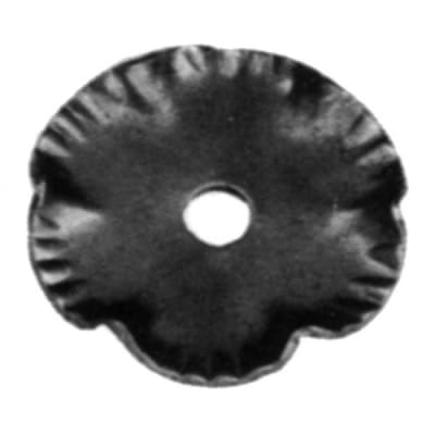 Rosette Flower Stamped 3/16" Hole 2-3/8" Dia