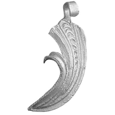 LEAF FORGED ALUM 2-3/4" X 4-3/4"