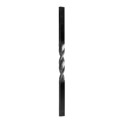 Newel Post-Right Twist 2-3/8 X 1-3/16" Rectangular