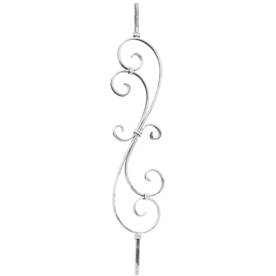 PANEL 1/2" SQ W/SCROLLS 7-9/32"W 39-1/2"H