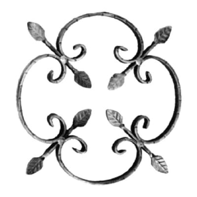 Rosette 9-27/32" Dia 4/5" X 4/25"