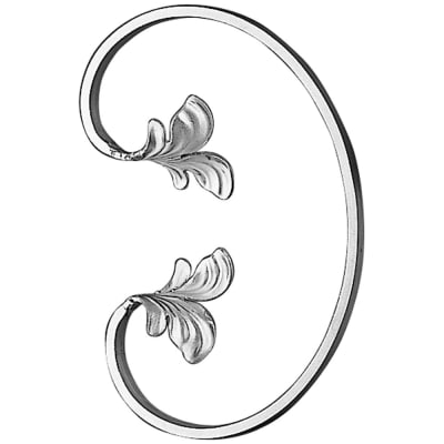 C-SCROLL ALUM FORGED END 1/2" X 1/4" 6-5/8" X 9-7/8"