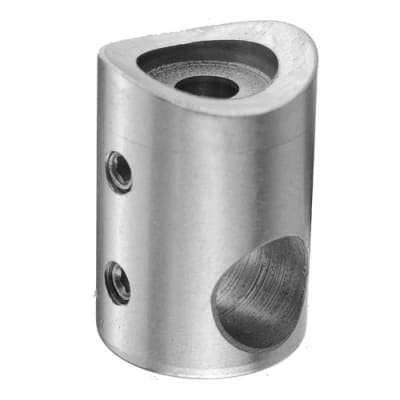 316 Stainless Steel Connector 1/2" Dia. Hole for 1