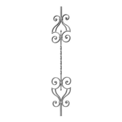 PANEL 9/16" SQ MTL 7-1/2"W 39-3/8"H