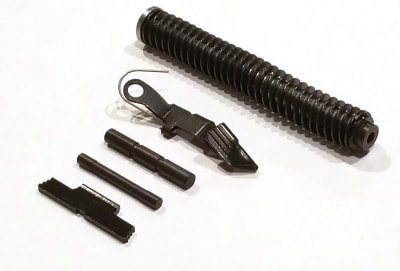 GoTo  SPORTS GEAR Extended Control Kit Plus Guide Rod Assembly For Glock Gen 1-3 G19, 23, 32, 38, Cerakote Black