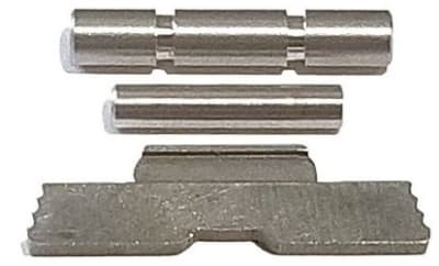 Pin Kit and Extended Slide Lock Lever For Glock 42 43 43X 48, Finish Stainless Steel