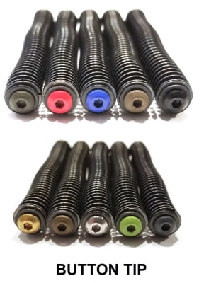 GoTo SPORTS GEAR Stainless Steel Guide Rod Assembly With Stainless Steel Coated Button Tip Screw Head For Glock 17, 17L, 22, 24, 31, 34, 35, 37 Gen 1 2 3, Cerakote, Chrome, TiN Gold