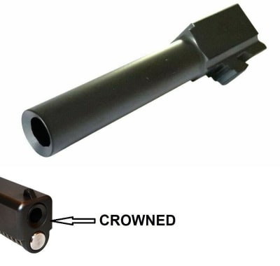 photo of Barrel For Glock 43 43X Barrel 9mm, Stainless Steel, Black