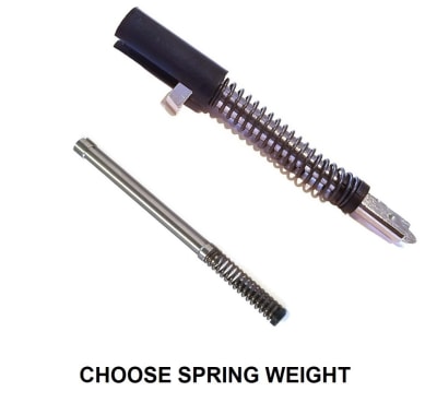 Striker Firing Pin Assembly and Extractor Depressor Plunger Made From Billet Stainless Steel For Glock 17 19 26 34 45 GEN 1 2 3 4