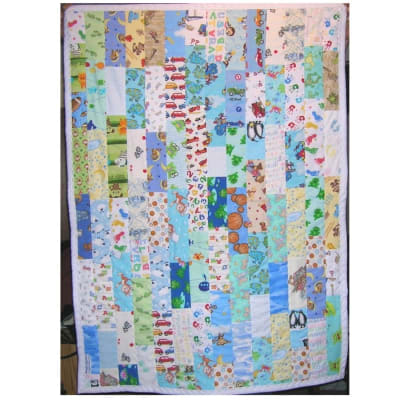 Gramma's Flannel Scrappy Quilt