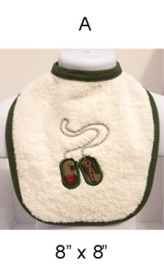 Embroidered Bibs