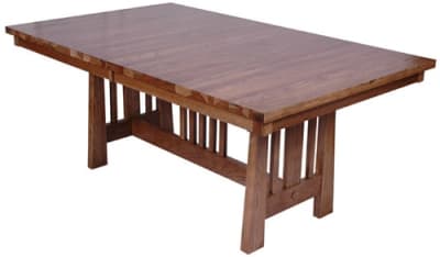 90" x 42" Hickory Eastern Dining Room Table