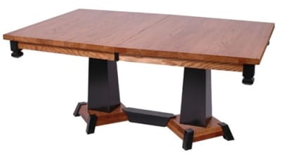 100" x 46" Oak Turin Dining Room Table