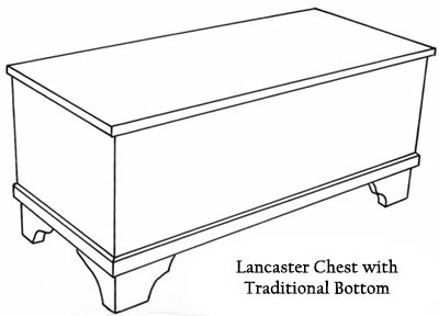100% Cedar Lancaster Chest