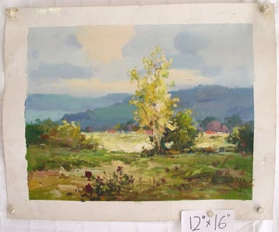 Landscape Original Oil Painting 12" x 16"