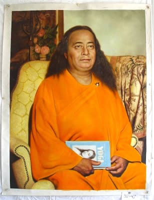 Paramahansa Yogananda Original Oil Painting 30" x 40"