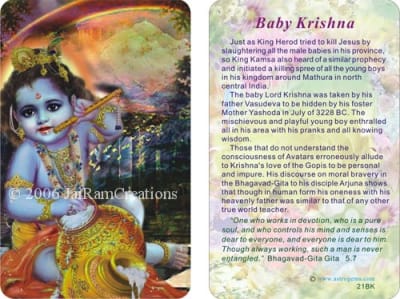 WA-021 Baby Krishna - Wallet Altar
