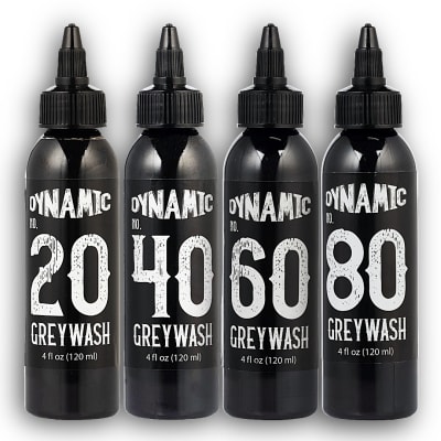 Dynamic Greywash Tattoo Ink bottle â€“ pre-mixed grey tattoo ink for smooth shading, soft gradients, and professional long-lasting results