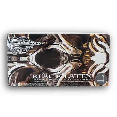 Blackwork - Black Latex Gloves
