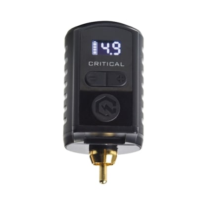 Critical Universal Battery with 3.5mm connectors â€“ wireless tattoo power supply compatible with rotary machines