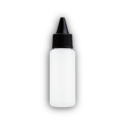 Empty ink bottles for tattoo and PMU pigment storage â€“ leak-proof and available in multiple sizes