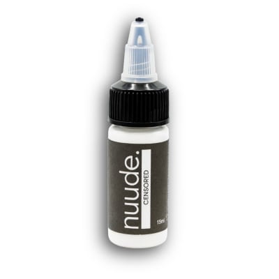 Nuude Censored paramedical tattoo pigment â€“ pure white ink for scar camouflage, highlights, and blending in medical tattoo procedures