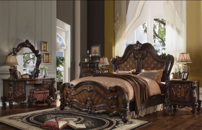 Versailles 6 Piece Traditional Bedroom Set in Cherry Oak Finish by Acme - 21790