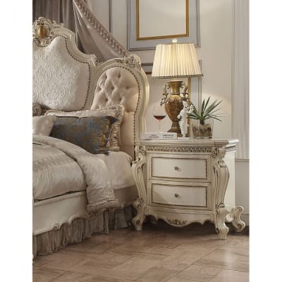 Picardy Nightstand in Antique Pearl Finish by Acme - 26883