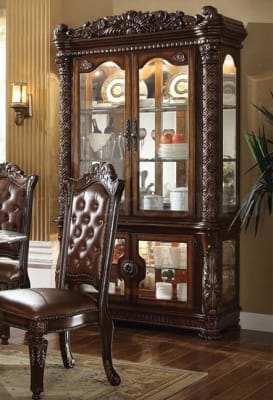 Vendome Curio Cabinet in Cherry Finish by Acme - 62023