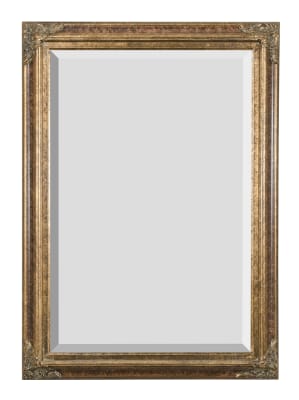Mini Grand Victorian Mirror in Burl Marble Gold Finish by AFD Home - AFD-10041535
