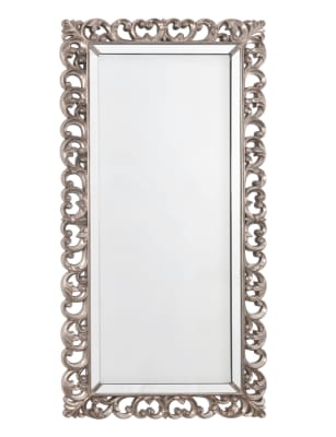 Inlaid Mirror in Antiqued Silver Leaf Finish by AFD Home - AFD-11115145