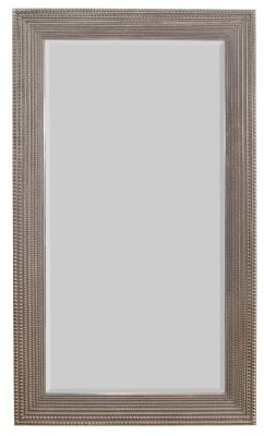 Beaded Mirror in Antiqued Silver Leaf Finish by AFD Home - AFD-11116607