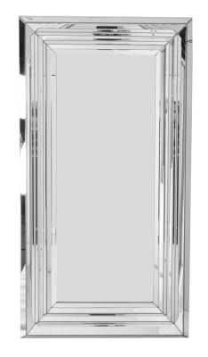 Crystal Wave Leaner Mirror in Reflective Mirror Finish by AFD Home - AFD-11203452