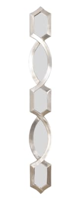 Diamond Stack Mirror in Silver Leaf Champagne Finish by AFD Home - AFD-11224667