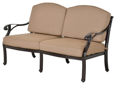 Savannah Outdoor Loveseat in Powder Coat Finish by Bridgeton Moore - AFD-11232051