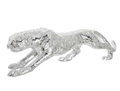Standing Leopard Sculpture in Silver Plated Finish by AFD Home - AFD-11254680
