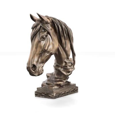 Horse Bust Classic in Bronze Finish by AFD Home - AFD-11286227
