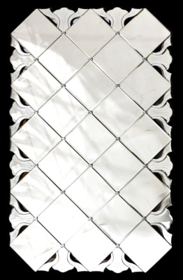Lattice Tulip Mirror in Mirrored Finish by AFD Home - AFD-12001879