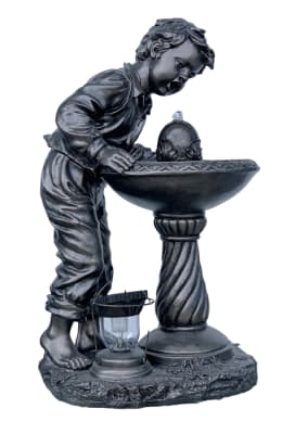 Boy Drinking at Water Fountain in Bronze Tone Finish by AFD Home - AFD-12005866