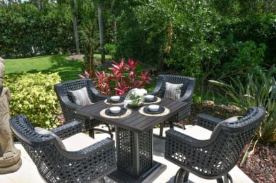 Monterey 5 Piece Pub Set in Synthetic Weave Finish by AFD Home - AFD-12012453